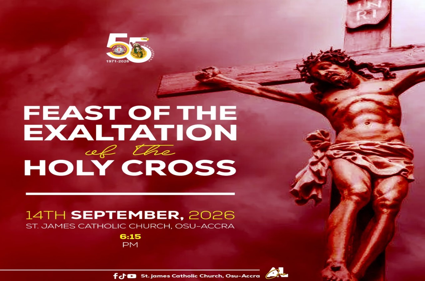 Feast of the Exaltation of the Holy Cross.